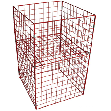 CE & ISO standard wire mesh storage containers metal mesh storage containers